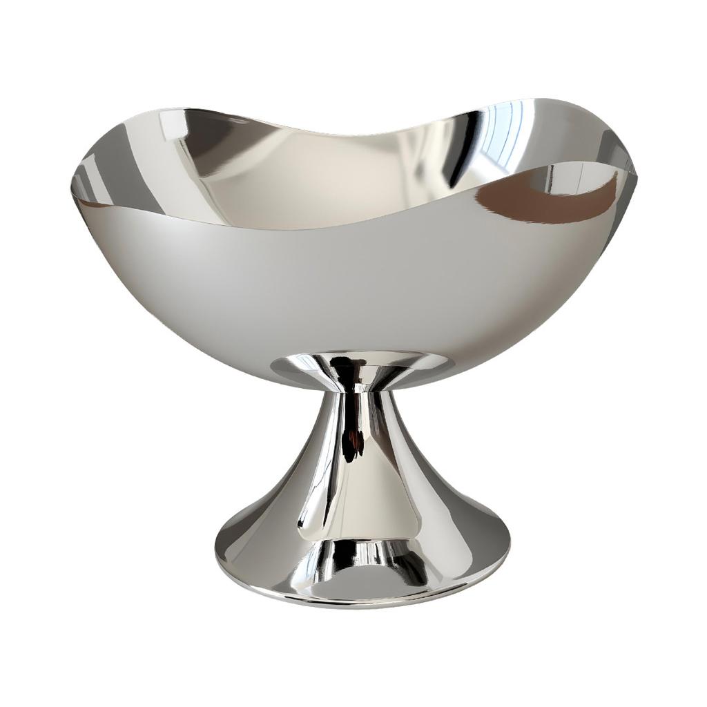 Metal Fruit Tray, Desktop Decor, Ornament, Snack Storage Tray, Pedestal Fruit Plate, Serving Tray for Living Room