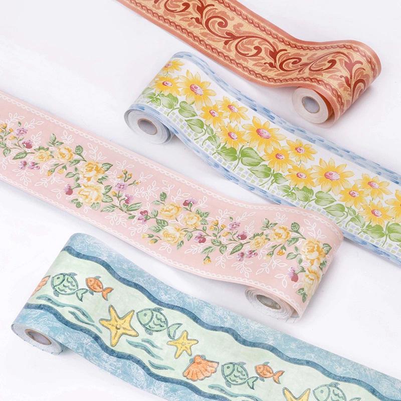 1 Roll Borders Trim Line Waterproof Wall Skirt Sticker 10M Waistline Sticker Door Frame Decorative Wall Sticker Self Adhesive