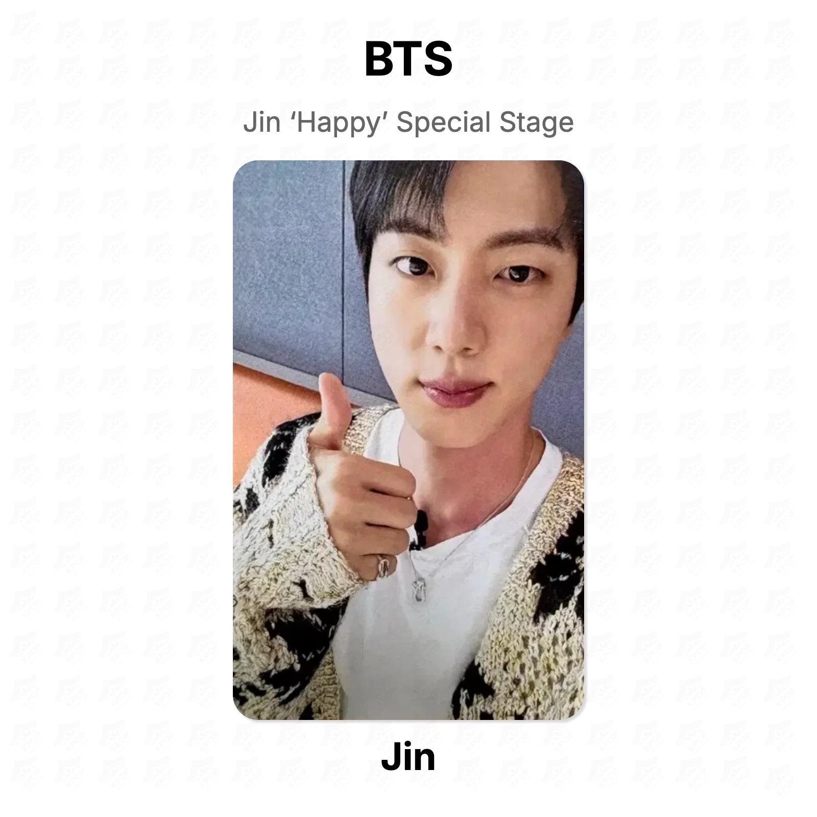 BTS Jin Jin ‘Happy’ Special Stage Official Photocard Jin