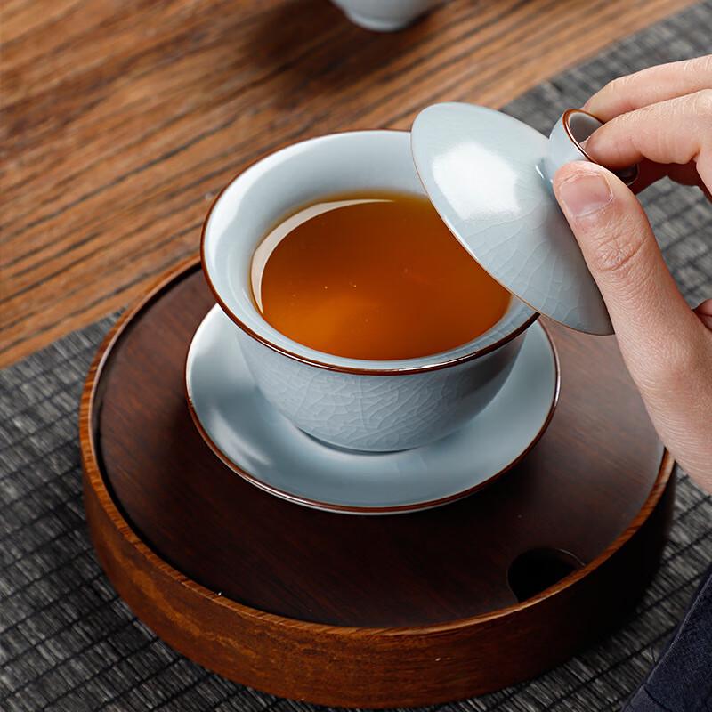Ru Kiln Ceramic Kung Fu Tea Set