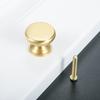 4pcs Solid Brass Knobs Mini Handle w/screw Single Hole Pull Furniture Hardware 20/25mm Minimalist Decor Drawer Cabinets Door