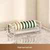 ZISIZ Double Layer Dish Drainer Rack