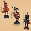 Ein neuer Stil Halloween Puppen Dekorationsartikel, Schnitz Eule Schwarze Katze Statue, Halloween Heim Innen- und Außengartendekorationen