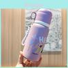 Cartoon Kids Insulated Water Bottle 450ml With Leakproof Lid For Outdoor Activities