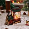 Luminous Christmas Train & Snowfall Music Box Ornament