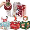 Themed Pattern Christmas Paper Box Set Holiday Decoration Props For Gift