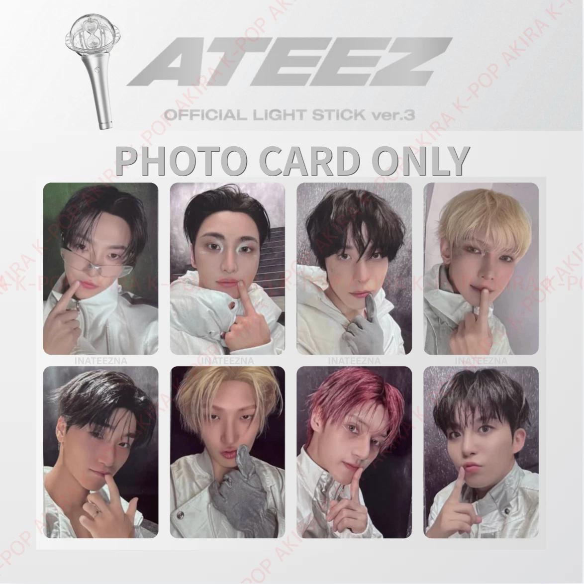 Официальный лайтстик ATEEZ версия 3 ФОТОКАРТОЧКА официальный HONGJOONG