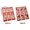6Pcs Paper 2026 Horse Year Red Envelope Traditional Cartoon Chinese New Year Envelope Lucky Bless Words Lucky Money Bag