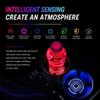 Intelligent Sensing Car Illuminated Cup Mat 7 Colors Ambient Light Coaster  Vehicle Decoration