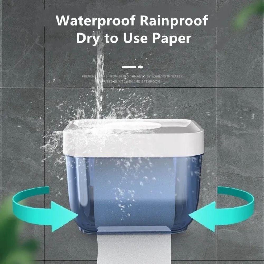 Kunststoff Taschentuchbox Badezimmer Toilettenpapierhalter Haushalt Taschentuchhalter Aufbewahrungsregal