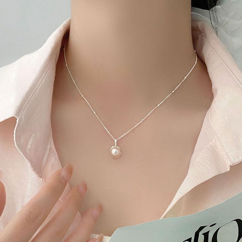 Pearl Necklace Designed By Female Niche, Light Luxury and High-end, Gentle Clavicle Chain Temperament, Daily Style