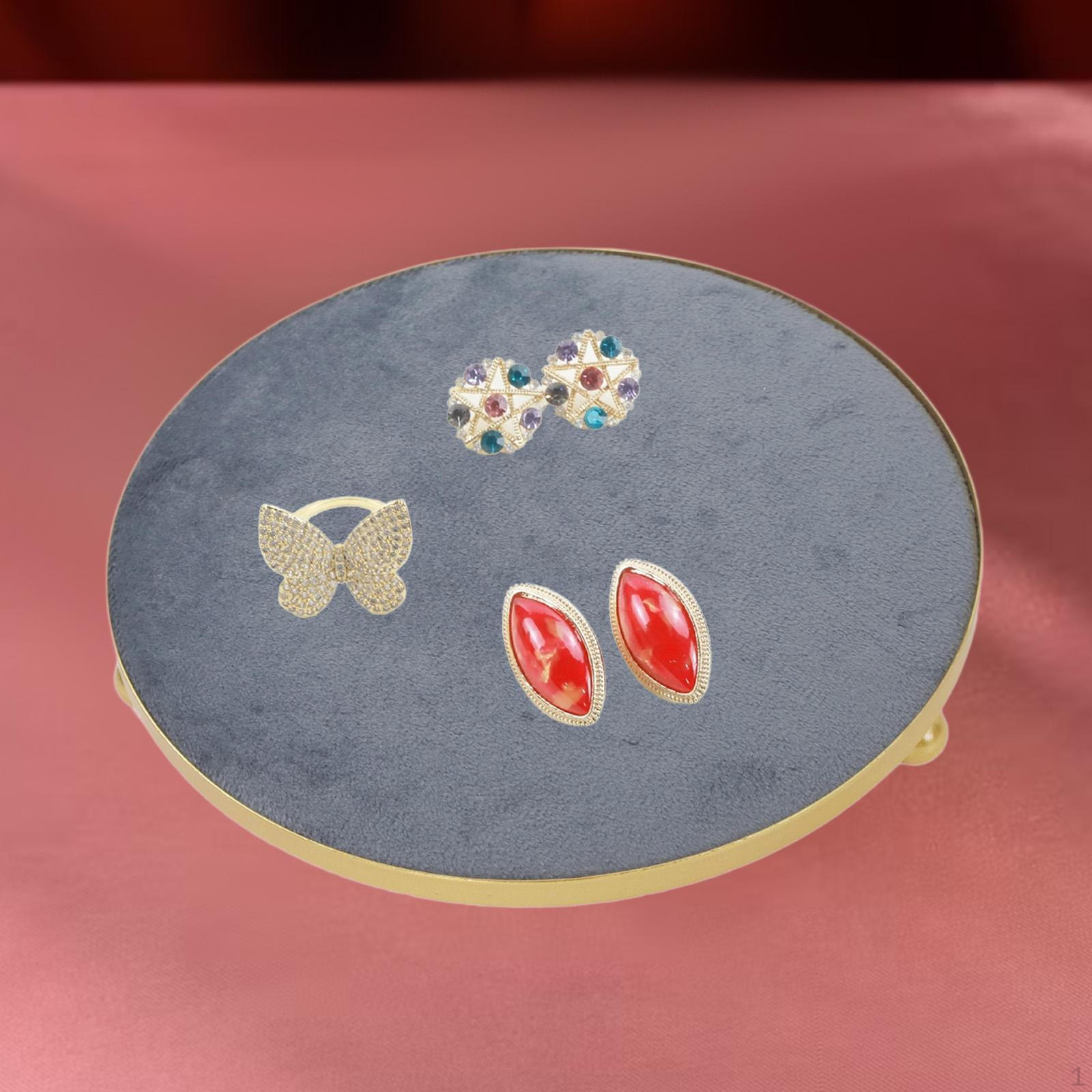 

Подставка для ювелирных изделий, серьги, настольный держатель для женщин, ожерелье, браслет, органайзер для магазина серый