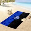 Inter Mailand Wappen Display Strandtuch Outdoor Camping weich Saugfähiges Badetuch schnelltrocknendes Handtuch zum Schwimmen Outdoor Pooltuch Druck Strandtuch