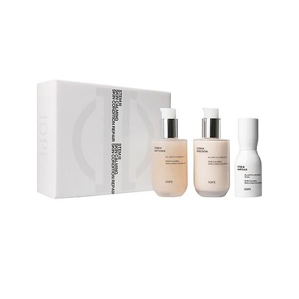 Iope Stem3 Signature 3pcs Set (Softner 80ml + Ampoule 30ml + Emulsion 80ml)