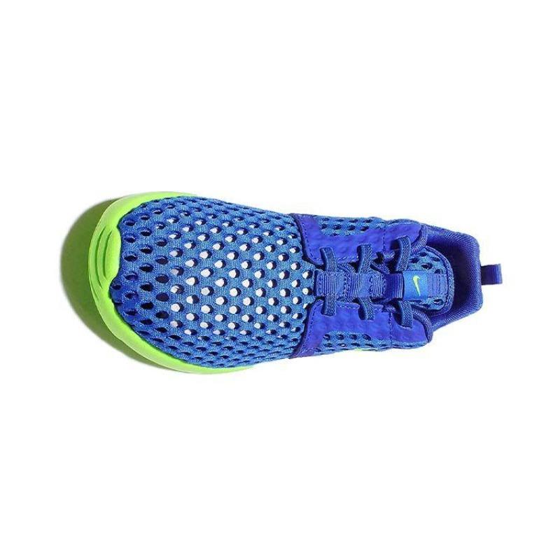 Nike Kids Roshe One Low Top Running Shoes Fluorescent Blue Green 819690-404