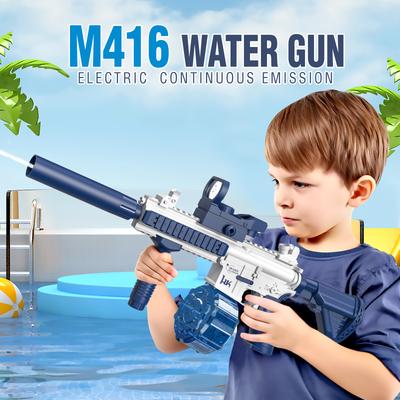 M416 Πιστόλι Νερού Πλήρως Αυτόματο Παιχνίδι Σκοποβολής Καλοκαίρι M416 Μάχη με Πιστόλι Νερού Παραλία Υπαίθρια Διασκέδαση Παιδικά και Ενηλίκων Παιχνίδια