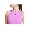 Adidas Tennis Pro Aeroready Dress Solid Color Slim Fit Short Sleeveless Dress Women Dresses Purple IT1839
