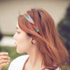 Ethnisch Stil Boho Damen Elastisch Geflochtene Stirnbänder Kopfschmuck Haarband Zubehör