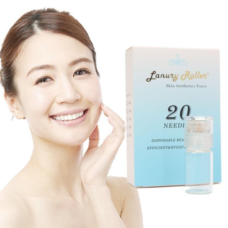 Roller Water Lanury Soluble 20 Needles Face Skin Care Beauty Tool Treatment