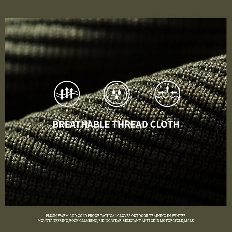 Mănuși Sport de Exterior cu Degete Complete Pentru Bărbați Robuste Respirabile Rezistente la Uzură Mănuși Tactice de Protecție Mănuși de Ciclism Antiderapante