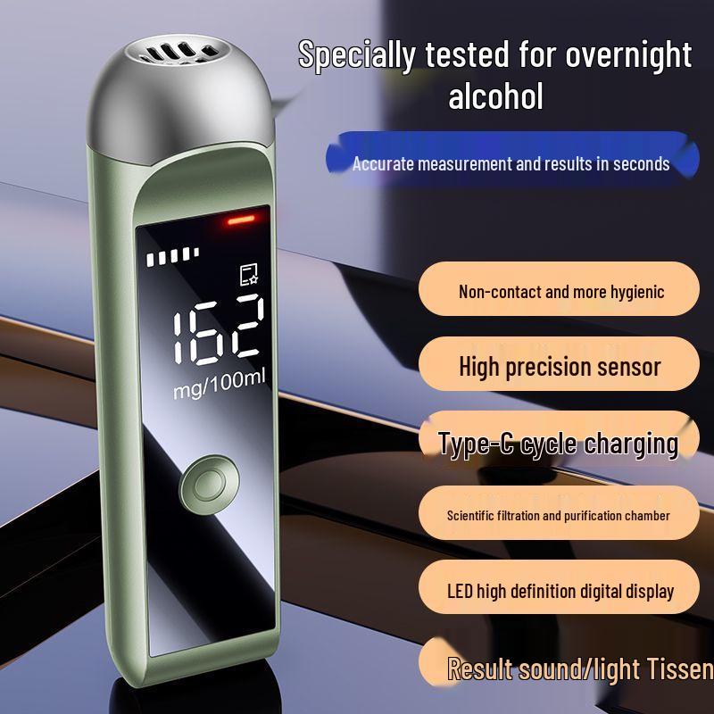 Breathalyzer Drunk Driving Detector - High Precision Alcohol Tester