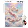Dragon Pearl Kit 5D DIY Round Rhinestone Art Craft for Adults Home Wall Decoration Beginner Friendly Frameless Design