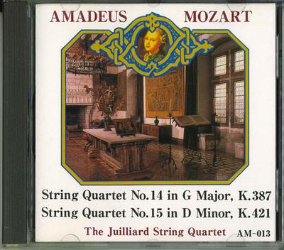 CD JUILLIARD STRING QUARTET - Mozart : String Quartet No.14 No.15 AM013 SEEM Japan Classical Used