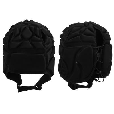 Stoßfester EVA-Fußballhelm mit   Polsterung   Seil Fußball-Kopfschutz für Erwachsene