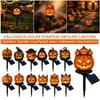 Halloween Pumpkin Ground Lights, -o'- Resin Outdoor Garden Decor for Yard Party