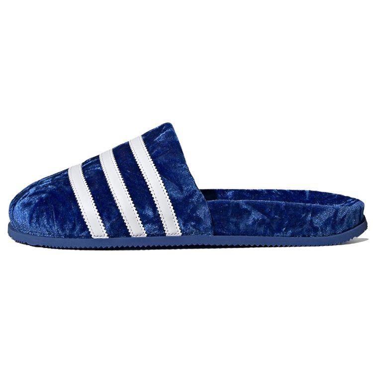 Adidas Adimule Slide Blue Velvet Unisex Sneakers Cloud-White GY2556 38