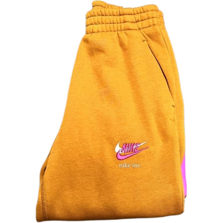 Nike Comfortable Casual Fleece Warm Pants Kids Bottoms Desert-Ochre DX5138-754