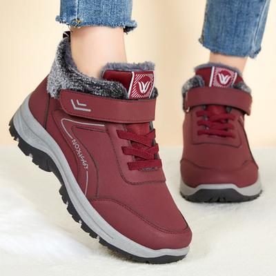 Stivali da neve, Scarpe da donna, Scarpe in pelle scamosciata, Scarpe spesse, Stivaletti, Scarpe da trekking