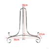 Adjustable Iron Display Stand for Showcasing Plates and Artwork