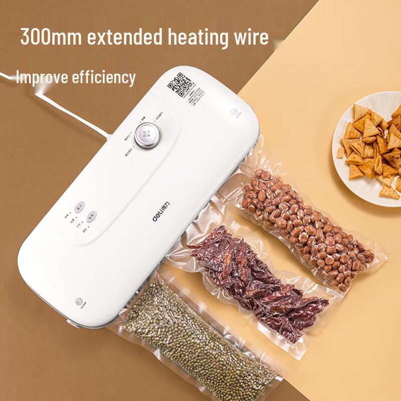 Deli Automatic Vacuum Sealer Machine CN plug (adapter included)