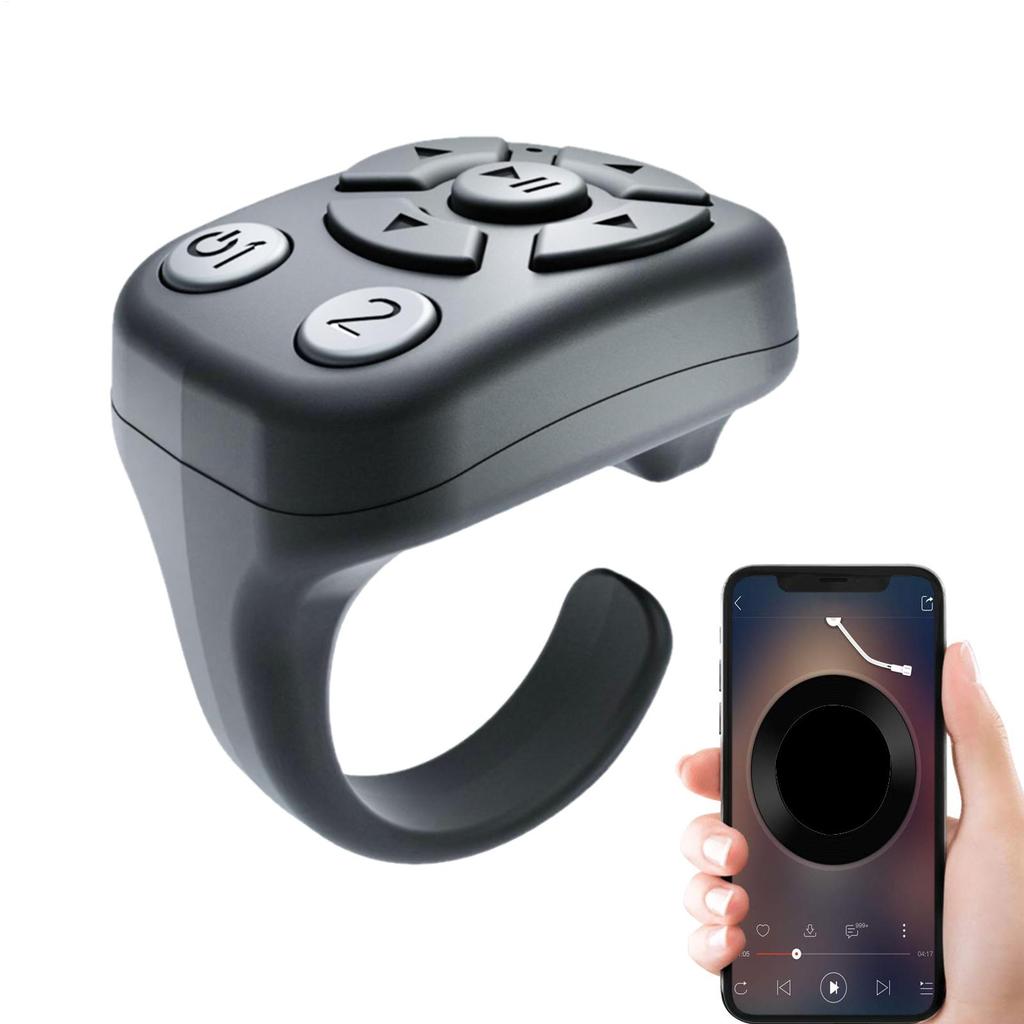 Scrolling Ring Auto Camera Shutter Camera Shutter Presentation Clicker Camera Wireless Remote Control Selfie Button for Photos