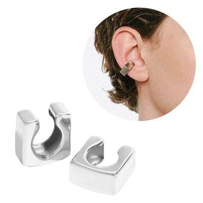 Unique Geometric Ear Cuff Not Piercing Earrings Fashionable Ear Clip Simple Ear Jewelry Suitable for Various Styles