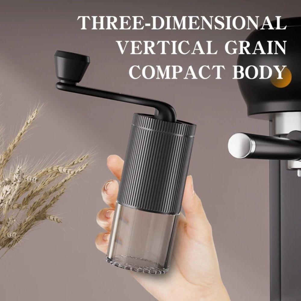 Adjustable Coarse Fine Manual Coffee Grinder Straight Handle Bean Grinder Travel Use