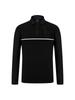 WIDEANGLE To Sweater Hybrid Polo Shirt M_Black