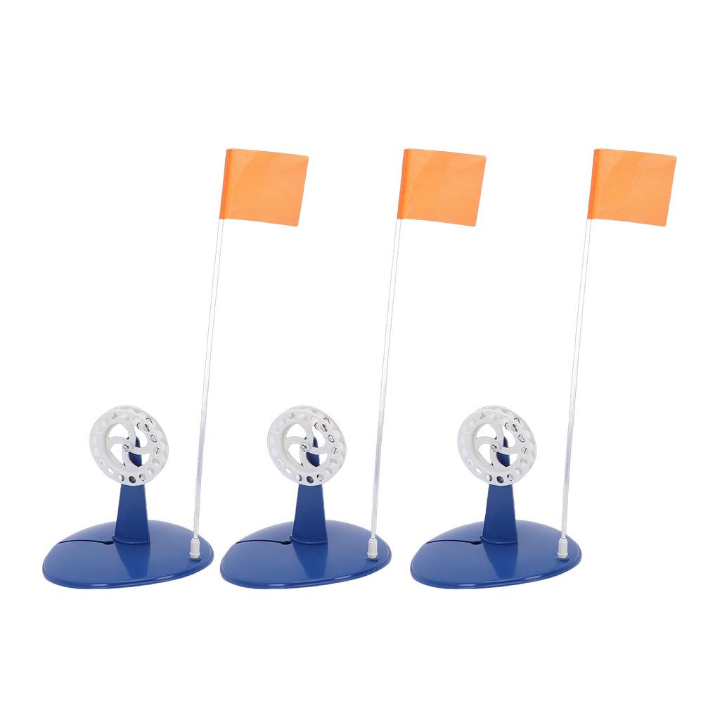 3 ks Vlaječky na ledový rybolov Přenosný indikátor záběru proti chladu pro zimní rybolovný náčiní a příslušenství