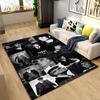 Tappeto Area Grande Peaky Blinders Tommy Shelby, Tappeto per Soggiorno Camera da Letto Divano Zerbino Decorazione, Tappetino Antiscivolo per Cucina
