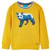Children's Hoodie, Ochre Color, 128