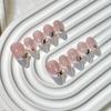 Handmade Cat Eye French Nails - Medium-Long Art Patches with Super Flash and Whitening Effect