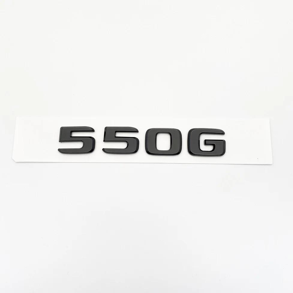 אותיות שחורות מבריקות 550G 4X4 850 550 D35 B40 D6S B63 סמל למרצדס בנץ Brabus G מכונית פגוש תא מטען אחורי W464 מדבקת לוגו
