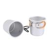 OEING Outdoor Folding Aluminum Alloy Camping Cup Set