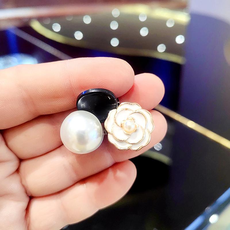 

Міні Маленькі Затискачі для Волосся Квітка Імітація Перлів Елегантні Шпильки Солодкий Затискач для Чубчика