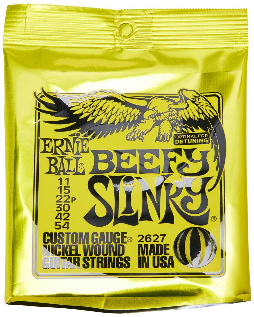 [Genuine] ERNIE BALL 2627 Electric Guitar Strings (11-54) BEEFY SLINKY