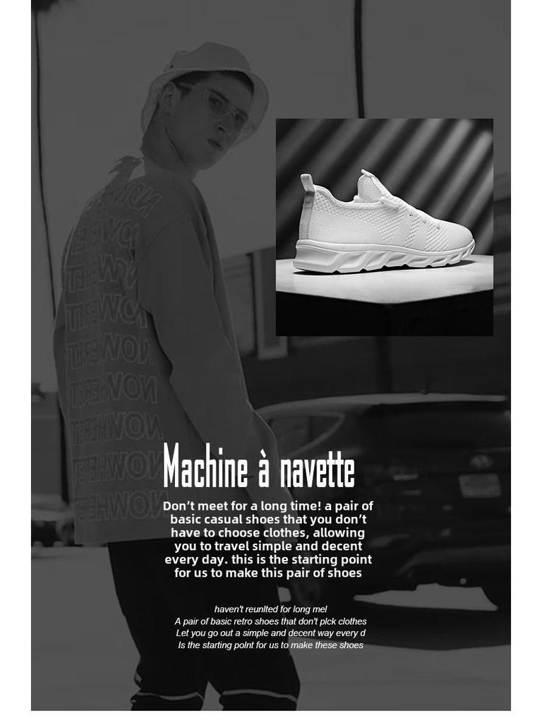 2023 Large Size 47 Men's Summer Mesh Casual Shoes - Student & Couple Style