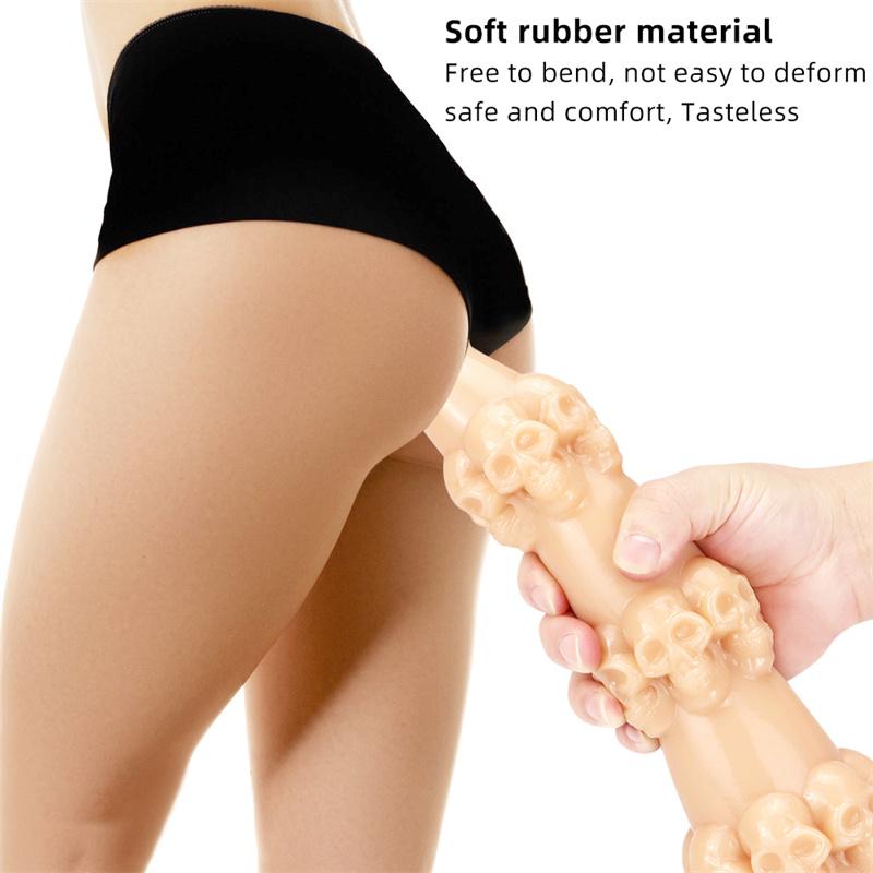 Skull and Crossbones Anal Plug Female Anal Asshole Sex Products Expansion Equipment Hardcore Masturbation Chrysanthemum Anus