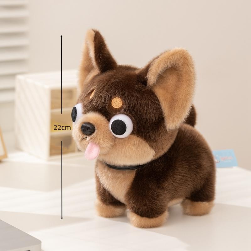 Große Augen Chihuahua Plüschtiere Zimmerdeko Kuscheltiere Welpen Plüsch Lustige Cartoon Kuscheltier Hundepuppe Kinder Weihnachten Geburtstagsgeschenke