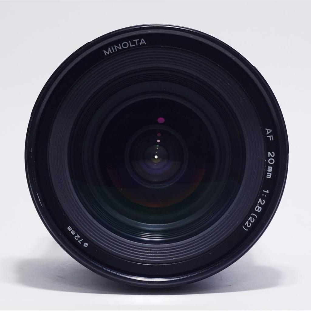 Used Good condition Minolta AF 20mm f2.8 new wide angle single focus lens